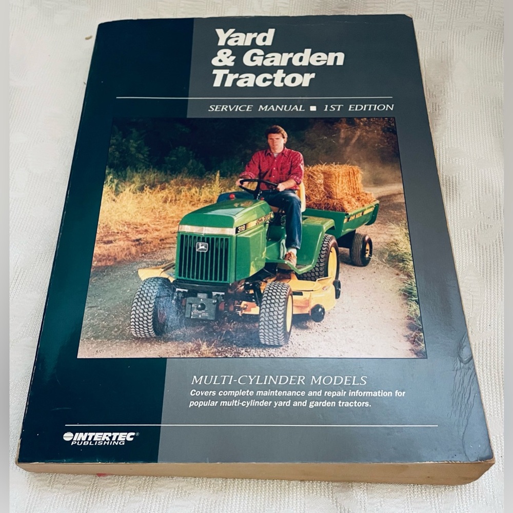 Yard Garden Tractor Service Manual Multi-Cylinder Models Large Paperback book